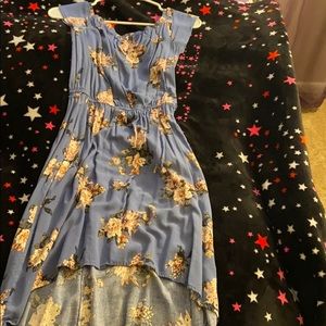High low flower dress.